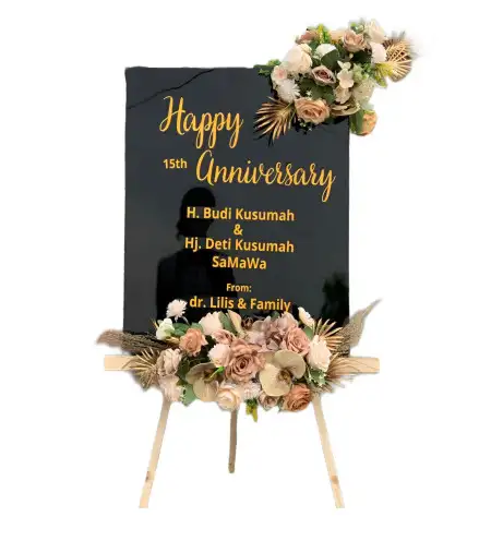 Papan Bunga Akrilik Tlutup